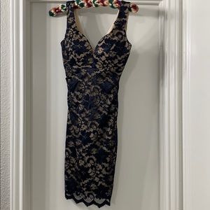 Sexy black lace dress